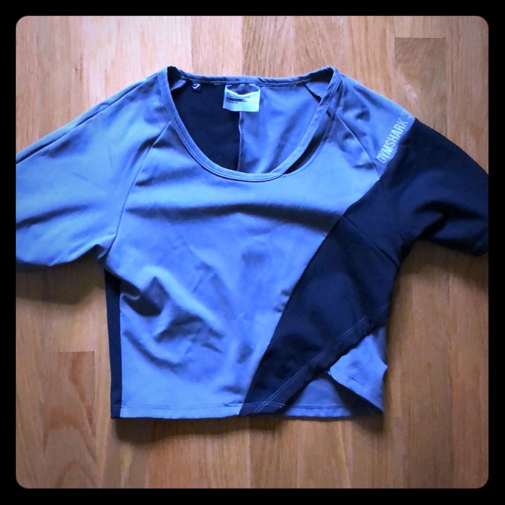 Gymshark asymmetric crop top